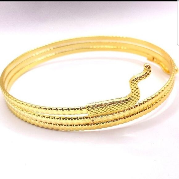 Metal Egyptian Arm Bracelet Upper Arm Cuff Jewelry Arm Bangles . - Picture 2 of 8
